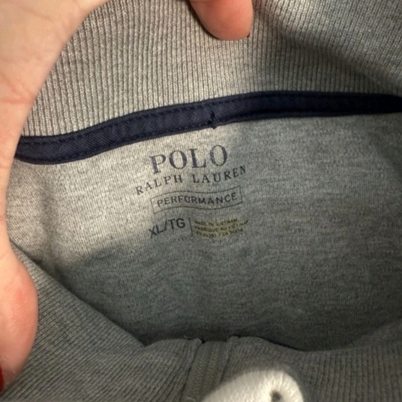 Polo Ralph Lauren Mens XL Heather Gray Full Double Zip Up Track Jacket - Picture 9 of 13